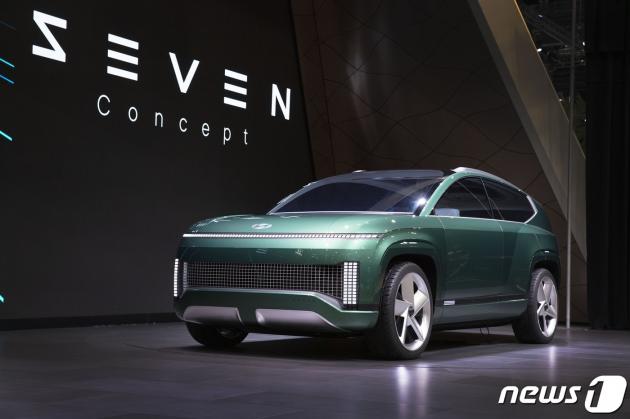 현대자동차 전기 SUV 콘셉트카 '세븐'(SEVEN). (현대차 제공) 2021.11.18/뉴스1