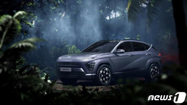 현대자동차가 지난 18일 소형 SUV '디 올 뉴 코나'를 세계 최초 공개했다. (현대차 제공) 2023.1.18/뉴스1