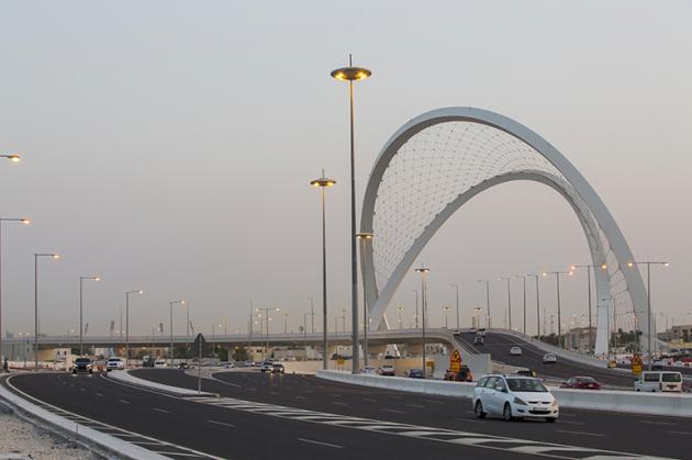 카타르 루사일 고속도로(현대건설 제공)